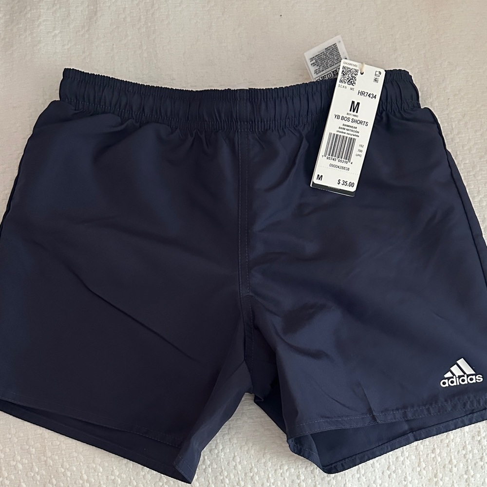 Adidas Dark Blue Athletic Shorts